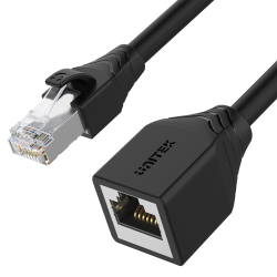 Przedłużacz kabla sieciowego RJ45 Cat.6 STP 1Gbps 1m | Unitek