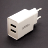 Ładowarka sieciowa 2x USB-A 12W 5V/2.4A biała | Unitek P1113A
