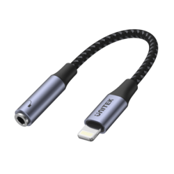 Adapter Lightning do minijack 3.5mm iPhone | Unitek M1208A