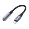 Adapter Lightning do minijack 3.5mm iPhone | Unitek M1208A
