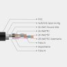 Kabel krótki HDMI 2.0 4K 60Hz 18Gbps 30cm | Unitek