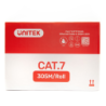 Kabel sieciowy skrętka Cat.7 S/FTP LSZH 10Gbps 305m | Unitek