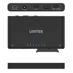 Stacja klonująca dyski M.2 NVMe i SATA 2.5/3.5 USB 10Gbps | Unitek
