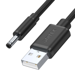 Kabel zasilający USB na wtyk DC 3.5/1.35mm 15W 1m | Unitek