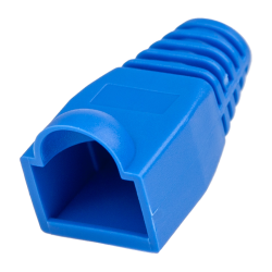 Osłony wtyku RJ45 6mm Cat.5/6 niebieskie 100 szt. | Unitek