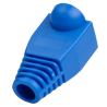 Osłony wtyku RJ45 6mm Cat.5/6 niebieskie 100 szt. | Unitek