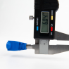 Osłony wtyku RJ45 6mm Cat.5/6 niebieskie 100 szt. | Unitek