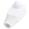 Osłony wtyku RJ45 6mm Cat.5/6 białe 100 szt. | Unitek