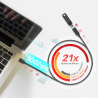 Przedłużacz USB-C 3.1 Gen2 10Gbps 4K 60Hz PD 100W 1.5m | Unitek