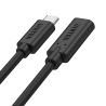 Przedłużacz USB-C 3.1 Gen2 10Gbps 4K 60Hz PD 100W 1m | Unitek