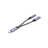 Adapter USB-C do minijack 3.5mm i USB-C PD 60W | Unitek M205A