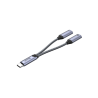 Adapter USB-C do 2x USB-C Audio i Power Delivery 18W | Unitek