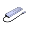 Hub aluminiowy USB-C do 4x USB-C 3.2 Gen1 5Gbps | Unitek