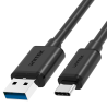 Kabel USB-C do USB-A 3.1 1m czarny 5Gbps | Unitek