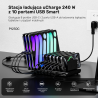 10-portowa stacja ładowania USB-C USB-A 240W | Unitek uCharge