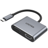 Adapter konwerter USB-C do HDMI 4K i VGA FHD | Unitek