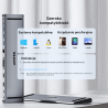 Stacja dokująca USB-C DisplayLink 4K HDMI DVI PD 100W | Unitek