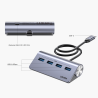 Ergonomiczny hub USB-C do 4x USB-A 5Gbps | Unitek uHUB Q4
