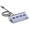 Ergonomiczny hub USB-C do 4x USB-A 5Gbps | Unitek uHUB Q4