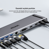 Stacja dokująca USB-C DisplayLink 4K HDMI DVI PD 100W | Unitek