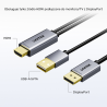 Aktywny kabel HDMI do DisplayPort 4K 60Hz 1.8m | Unitek