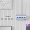 Ergonomiczny hub USB-C do 4x USB-A 5Gbps | Unitek uHUB Q4