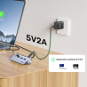 Ergonomiczny hub USB-C do 4x USB-A 5Gbps | Unitek uHUB Q4