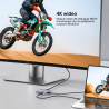 Magnetyczny czytnik kart SD/microSD USB-C 6w1 4K | Unitek