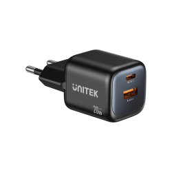 Ładowarka sieciowa 2-portowa GaN USB-C USB-A 20W | Unitek