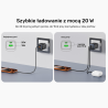 Ładowarka sieciowa 2-portowa GaN USB-C USB-A 20W | Unitek