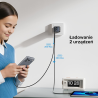 Ładowarka sieciowa 2x USB-C GaN 45W PD 3.0 | Unitek Zeno