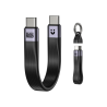 Kabel USB-C brelok USB4 40Gbps 240W 8K 13cm | Unitek C14179ABK