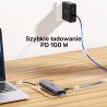 Hub USB-C 11w1 Dual Display HDMI VGA PD 100W | Unitek uHUB