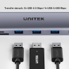 Hub USB-C 11w1 Dual Display HDMI VGA PD 100W | Unitek uHUB