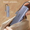 Hub USB-C 11w1 Dual Display HDMI VGA PD 100W | Unitek uHUB