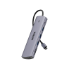 Hub USB-C 11w1 Dual Display HDMI VGA PD 100W | Unitek uHUB