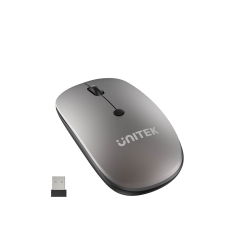 Myszka bezprzewodowa optyczna cicha 1600 DPI | Unitek SlimTrack
