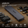 Hub USB-C 11w1 Dual Display HDMI VGA PD 100W | Unitek uHUB