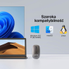 Myszka bezprzewodowa optyczna cicha 1600 DPI | Unitek SlimTrack