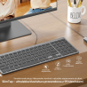 Klawiatura przewodowa nożycowa USB-C USB-A | Unitek SlimTap