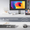 Myszka bezprzewodowa optyczna cicha 1600 DPI | Unitek SlimTrack