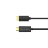 Kabel DisplayPort 1.2 do HDMI 4K 60Hz HDR 1.8m | Unitek V1608A