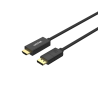 Kabel DisplayPort 1.2 do HDMI 4K 60Hz HDR 1.8m | Unitek V1608A
