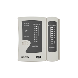 Tester kabli sieciowych i telefonicznych RJ45 RJ11 | Unitek