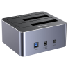 Stacja klonująca dokująca do dysków 2x SATA USB | Unitek