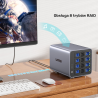 4-dyskowa obudowa RAID 0/1/5/10 USB-C SATA SSD/HDD | Unitek