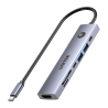 Hub rozdzielacz USB-C 7w1 4K 60Hz PD 100W | Unitek uHUB S7 Pro