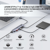 Hub rozdzielacz USB-C 7w1 4K 60Hz PD 100W | Unitek uHUB S7 Pro