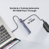 Hub rozdzielacz USB-C 7w1 4K 60Hz PD 100W | Unitek uHUB S7 Pro