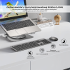 Zestaw bezprzewodowy klawiatura i mysz 2.4G | Unitek SlimDuo